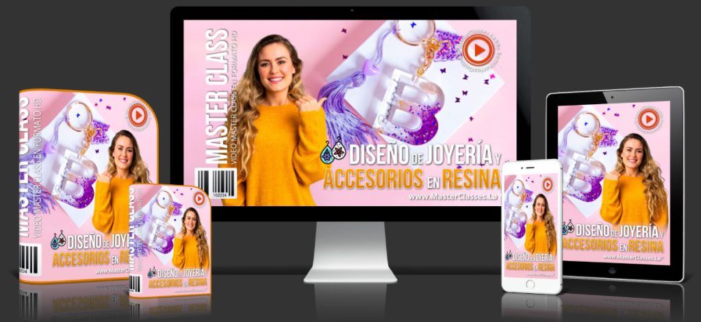 cover gris de Curso Joyería y Accesorios con Resina