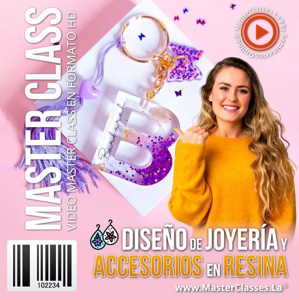 Masterclass Diseño de Joyería y Accesorios en Resina