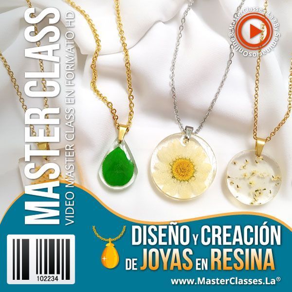 Diseño y Creación de Joyas en Resina